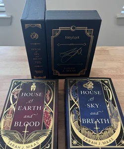 Fairyloot Exclusive House of Earth and Blood, House of Sky and Breath, Crescent City Series