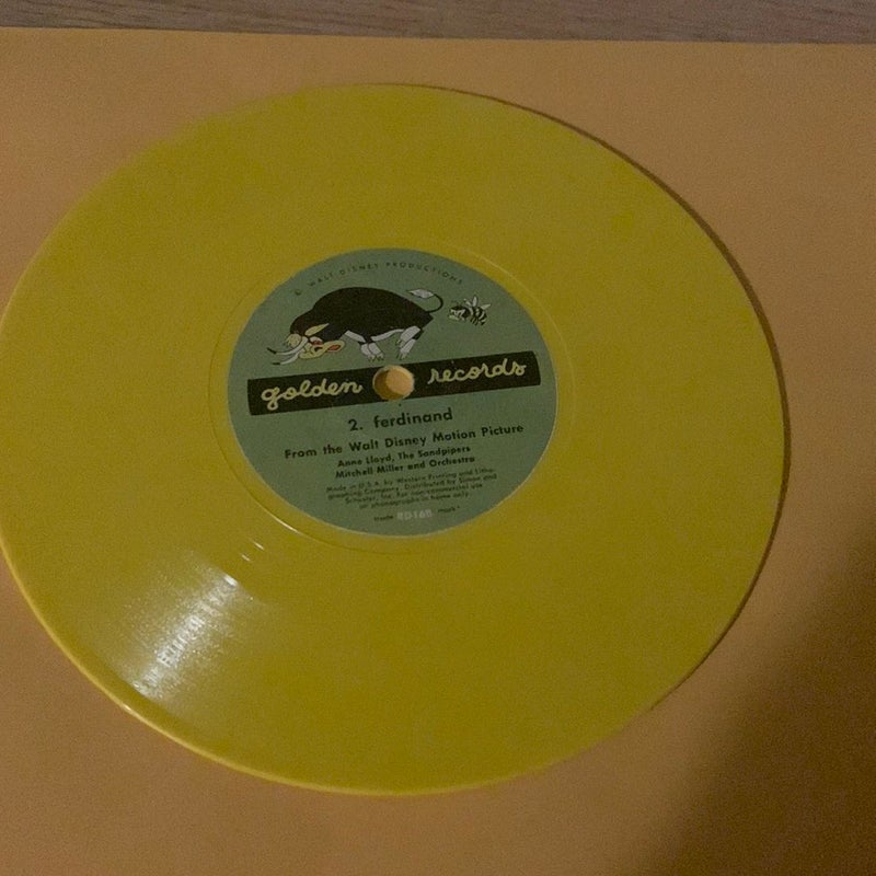 Disney 45RPM Record Ferdinand the Bull