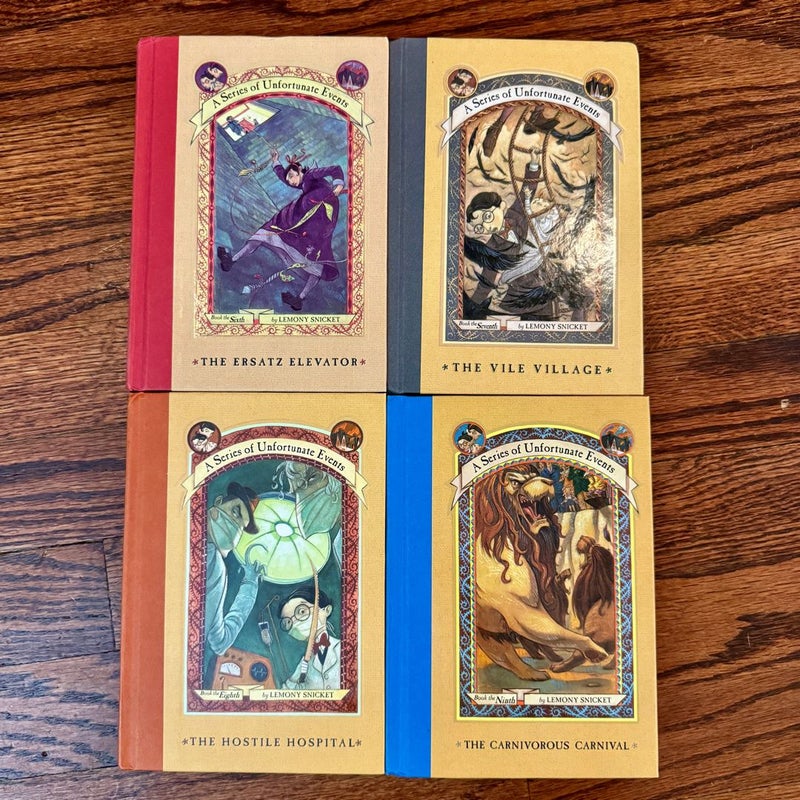 A Series of Unfortunate Events Books 6 7 8 9