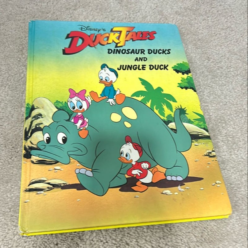 Disneys Duck tales dinosaur ducks and jungle duck 