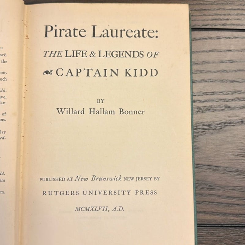 Pirate laureate: the life & legends of Captain Kidd