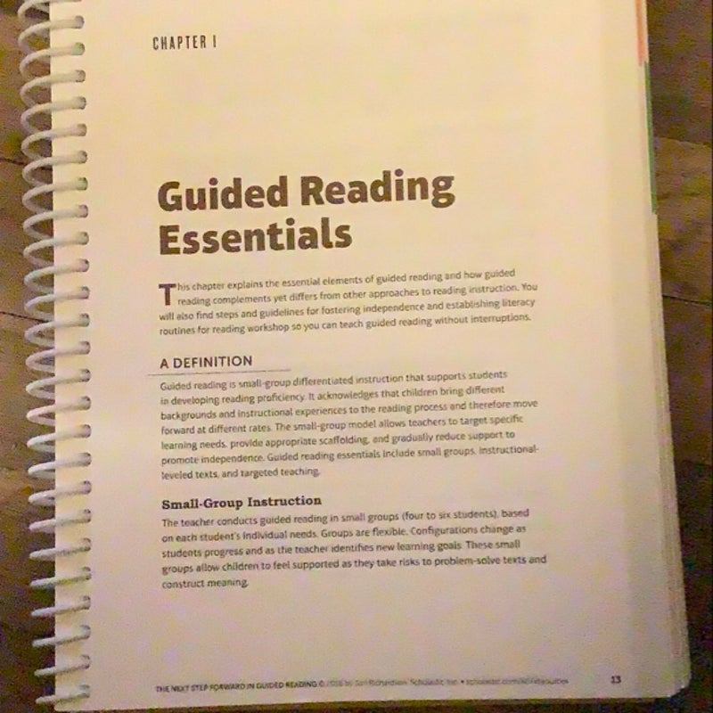 The Next Step Forward in Guided Reading