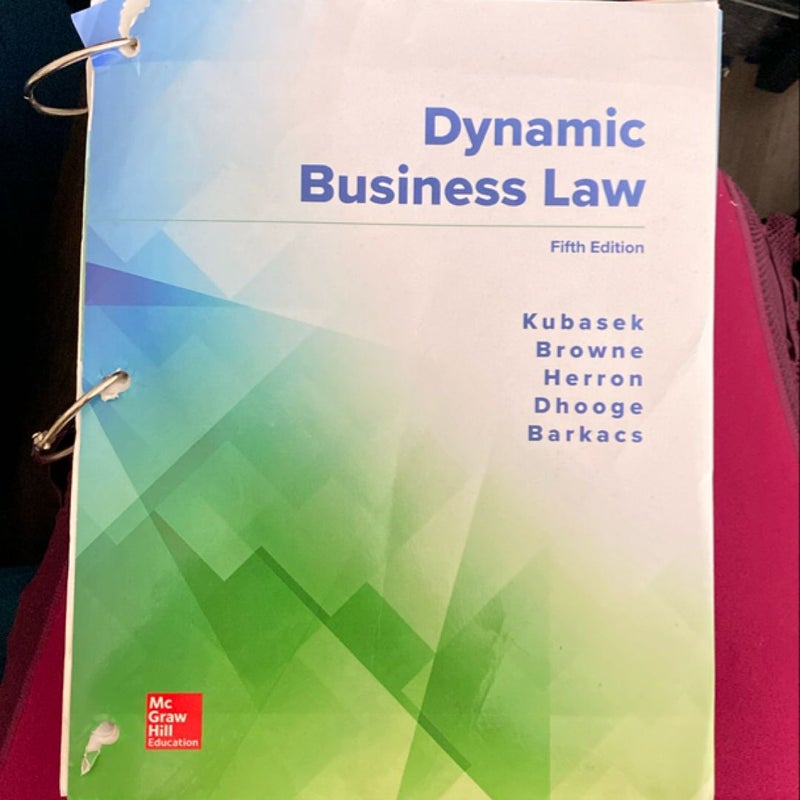 Loose Leaf for Dynamic Business Law