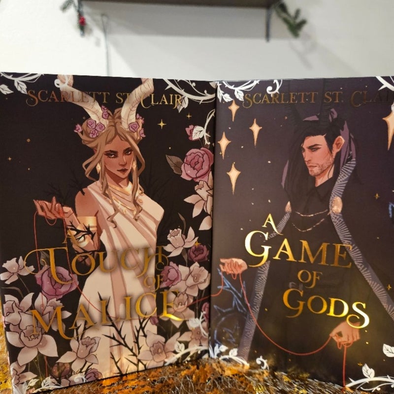 Bookish Box A Touch of Malice & A Game Gods Play