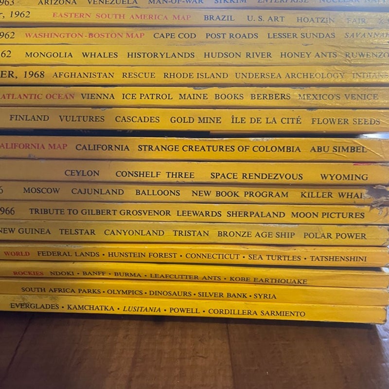 60s National Geographic Collection Few 90s