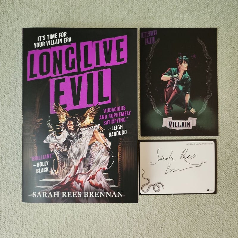 Long Live Evil (SIGNED BOOKPLATE)