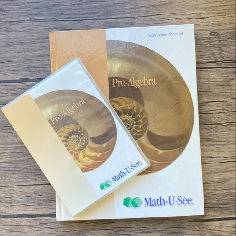 Pre-Algebra Instruction Manual & DVD