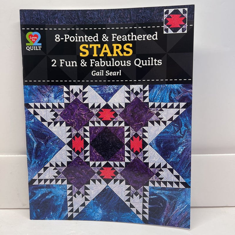 Eight Pointed Feathered Stars