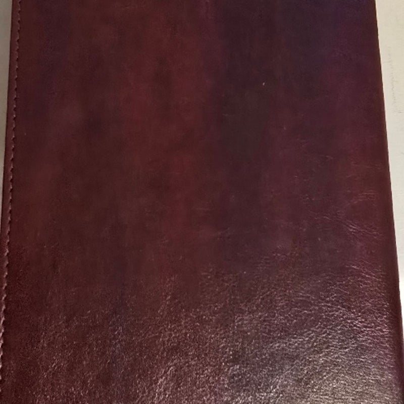 NIV Thompson Chain-Reference Bible, Handy Size, Red Letter, Comfort Print [Burgundy]