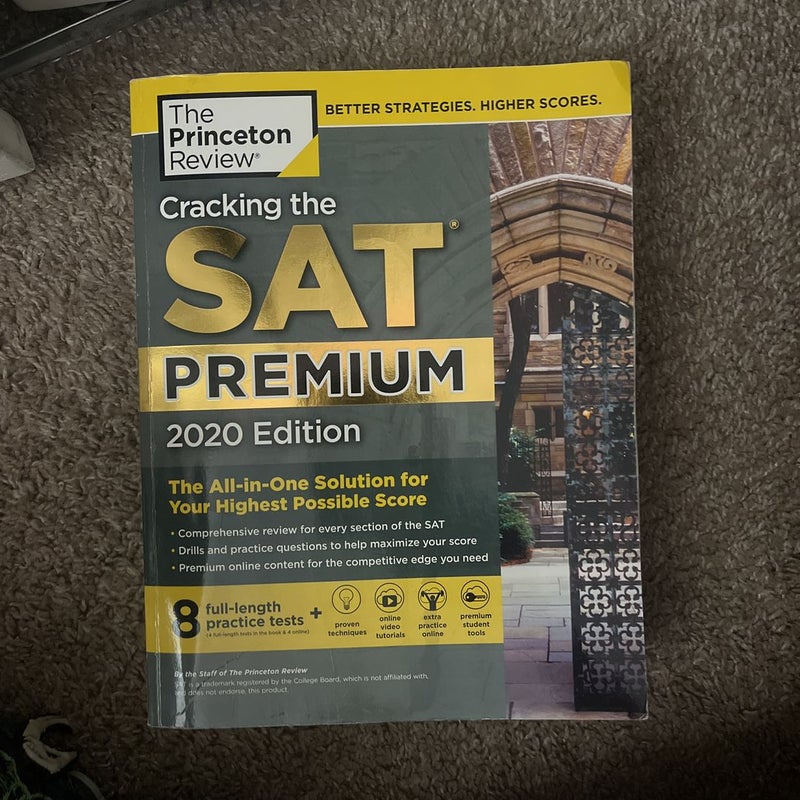 Cracking the SAT Premium Edition with 8 Practice Tests 2020