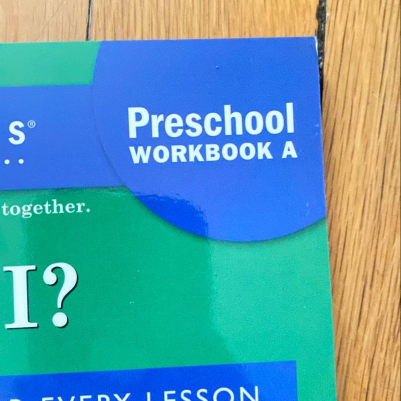 Who Am I? Preschool Work Book A