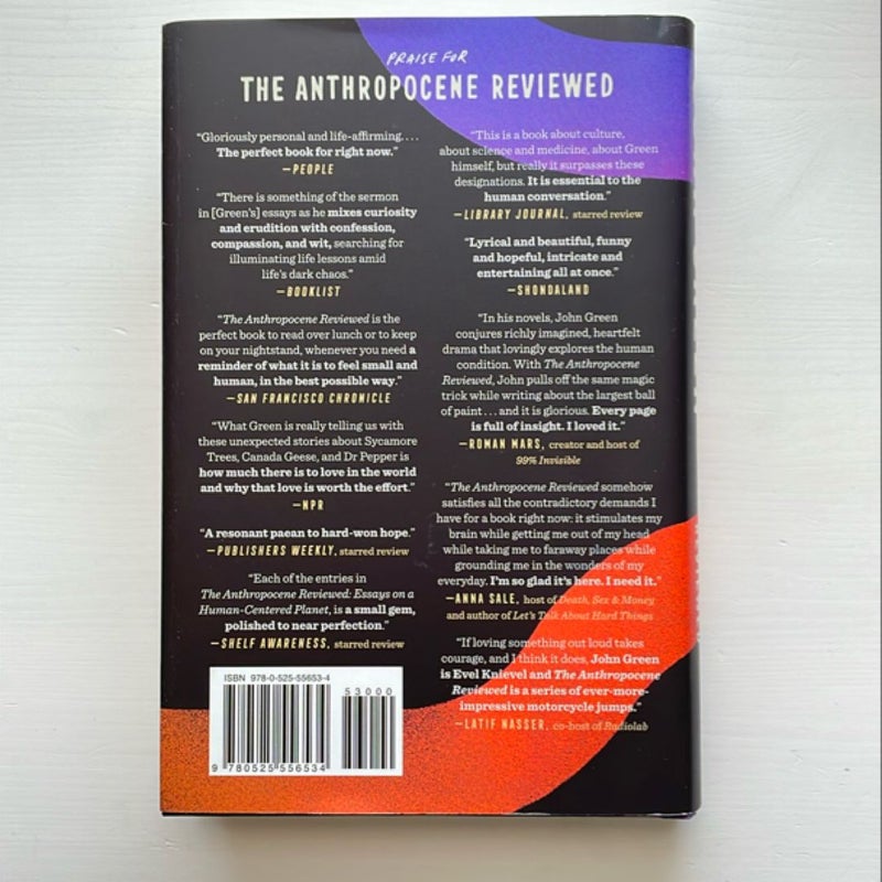 The Anthropocene Reviewed