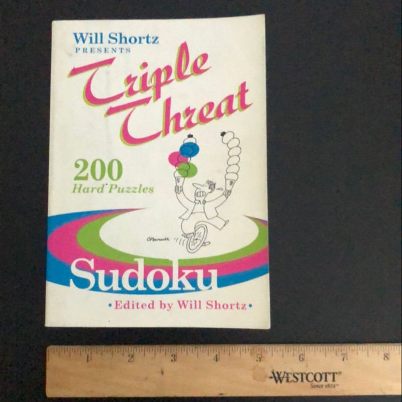 Will Shortz Presents Triple Threat Sudoku