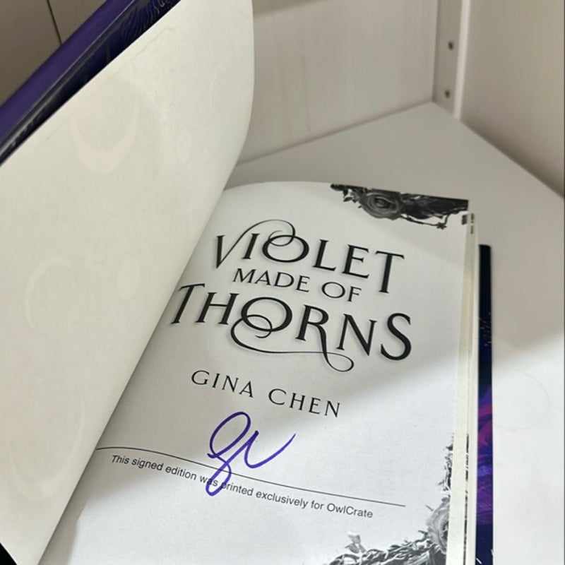 Violet Made of Thorns (Owlcrate signed edition)