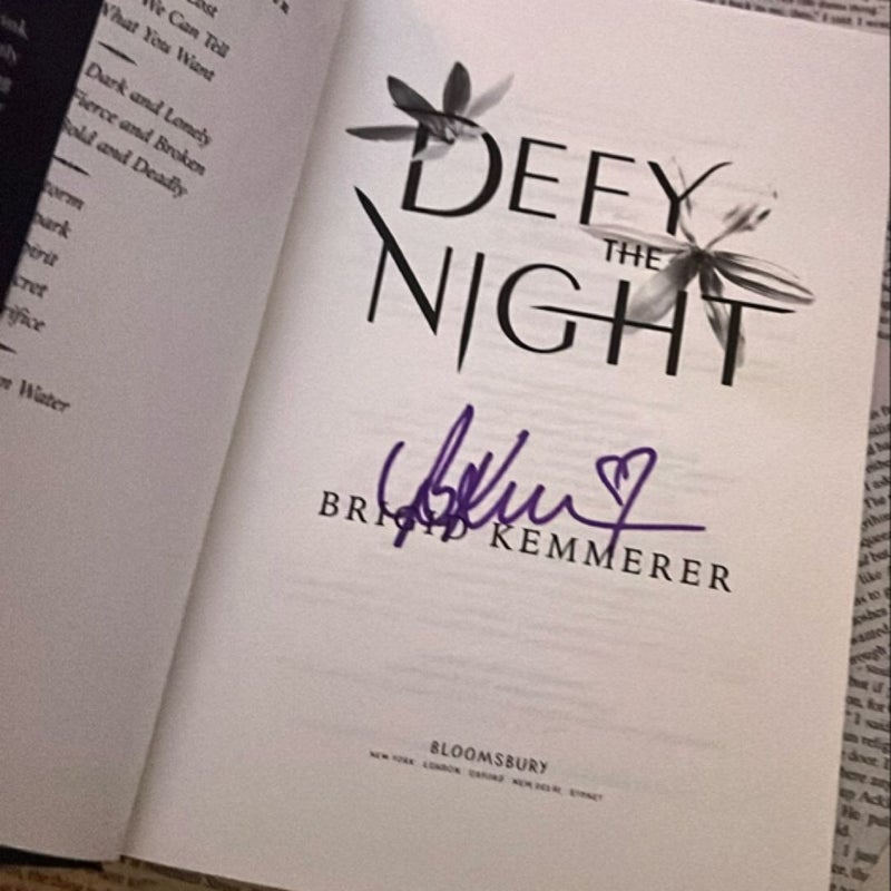 SIGNED Defy the Night