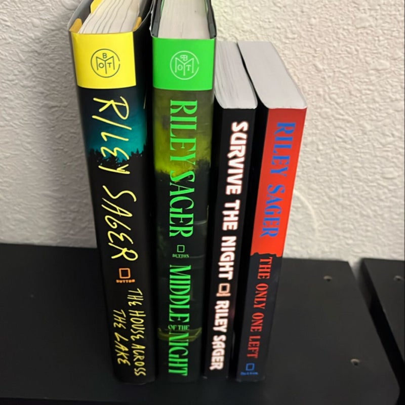 Riley Sager book lot
