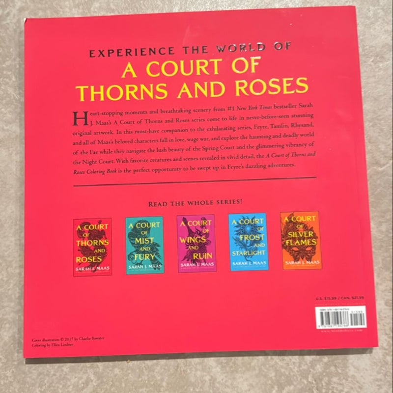 A Court of Thorns and Roses Coloring Book