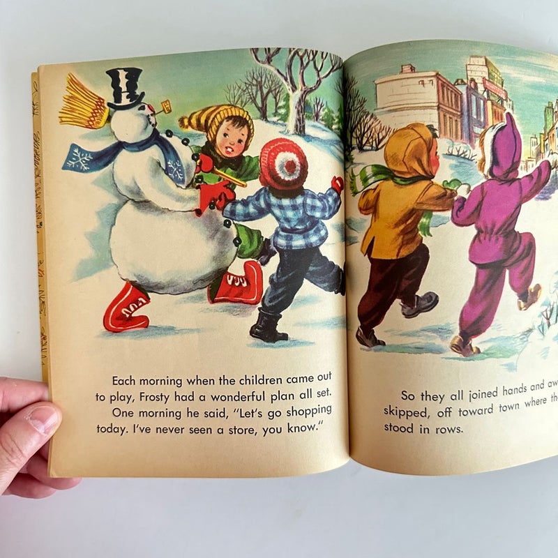 Vintage 1951 Frosty the Snow Man, Little Golden Book