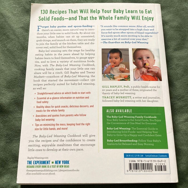 The Baby-Led Weaning Cookbook by Gill Rapley, Tracey Murkett