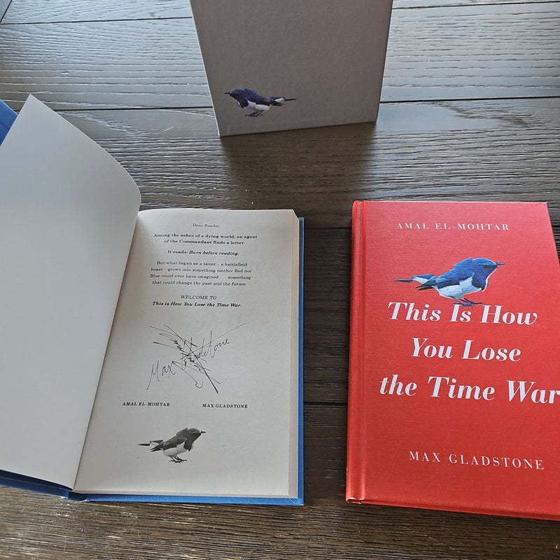 Signed Boxed Set This is How You Lose the Time War