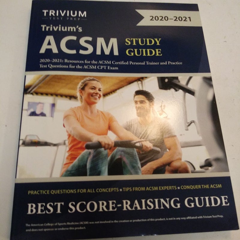 Trivium's ACSM Study Guide 2020-2021