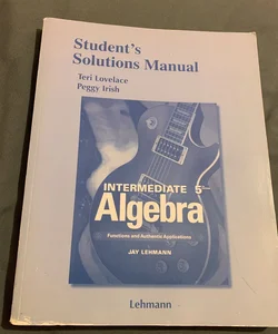 Student’s Solutions Manual