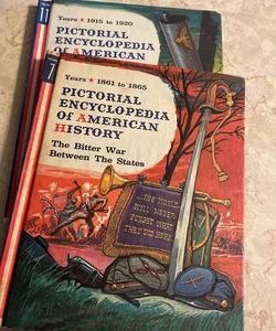 Bundle of 2 volumes from the Pictorial Encyclopedia of American History