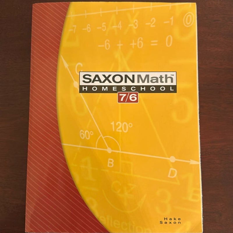 Saxon Math 7/6 Homeschool