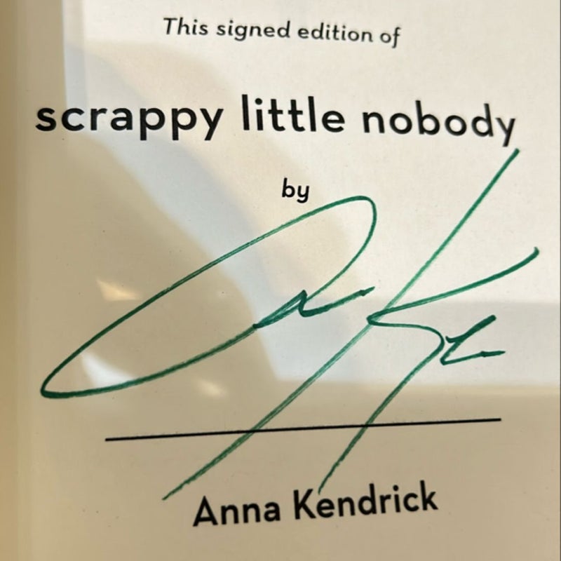Scrappy little nobody signed