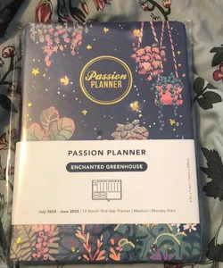 Passion planner July 2024-june 2025 12 month weekly planner monday start
