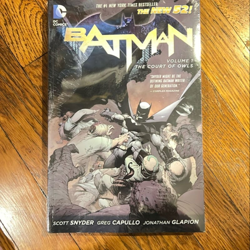 Batman Vol 1 The Court of Owls, Vol 2 The City of Owls, Vol 3 Death of the Family New 52