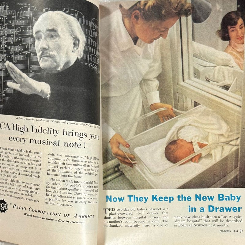 Popular Science Magazine February 1954