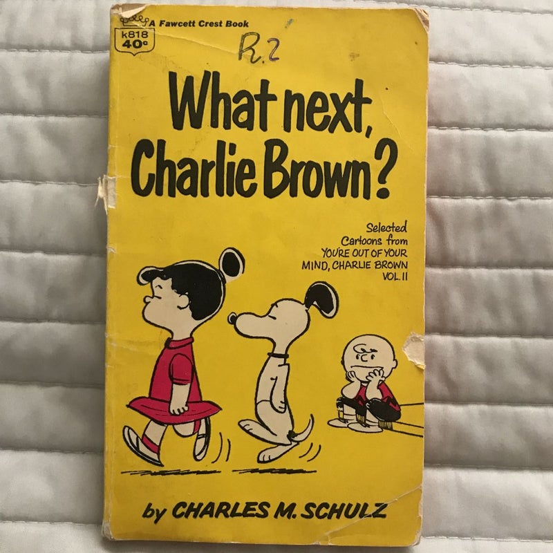 What’s Next Charlie Brown? 