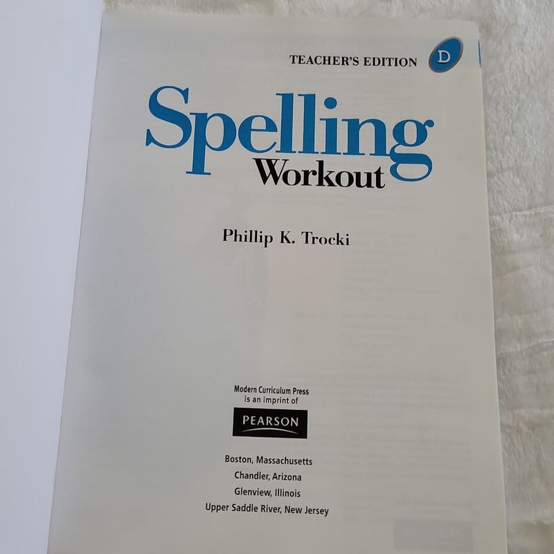 Spelling Workout