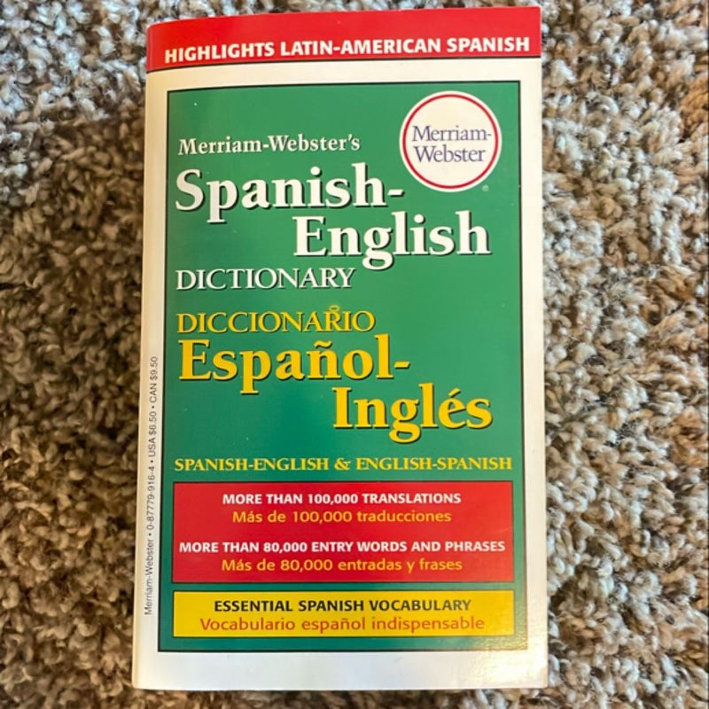 Merriam-Webster's Spanish-English Dictionary