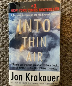 into thin air (mass market paperback)