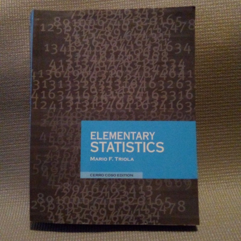 Elementary Statistics 