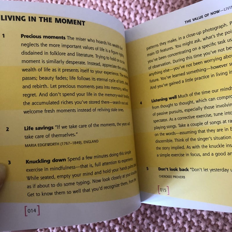 1,001 Ways to Live in the Moment 1,001 Ways to Live in the Moment