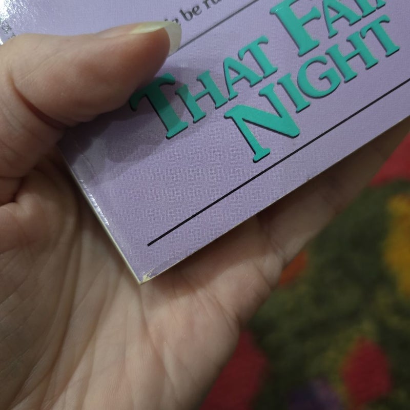 That Fatal Night