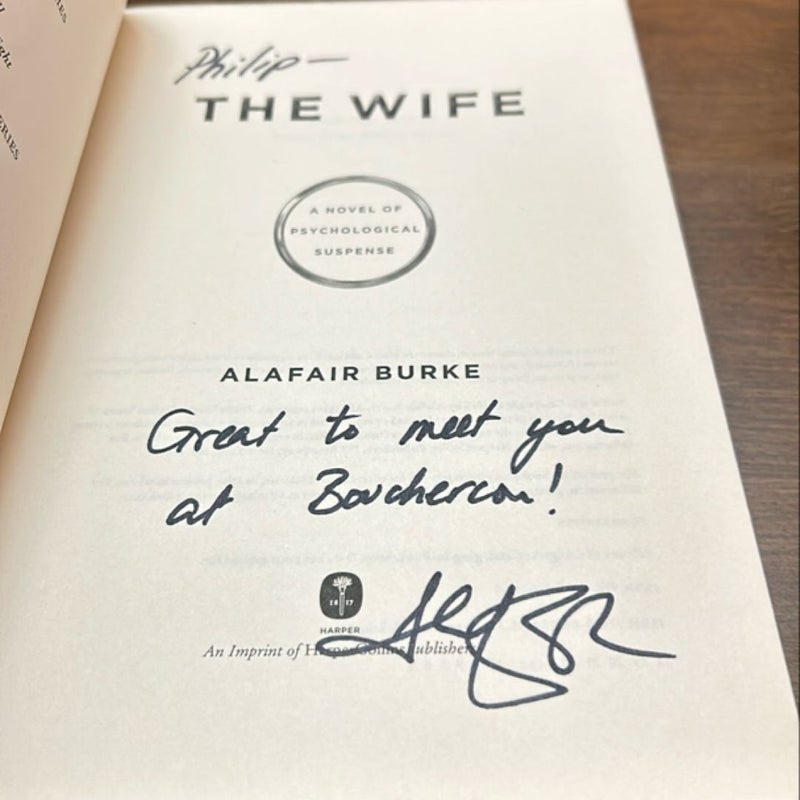 SIGNED COPY - The Wife