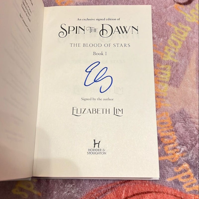 Fairyloot “Spin the Dawn” series (duology) - signed exclusives