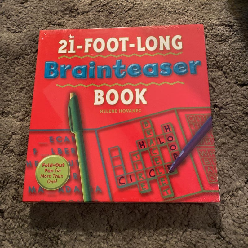 The 21-Foot-Long Brainteaser Book