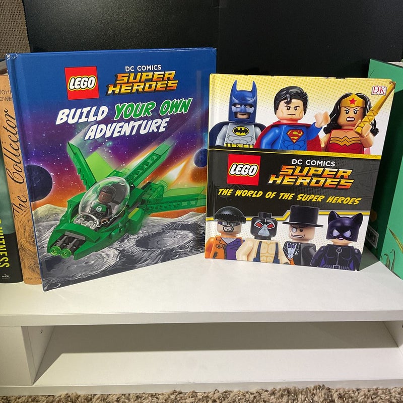 2 Pack Book Bundle Lego DC Comics Superheroes by Daniel Lipkowitz