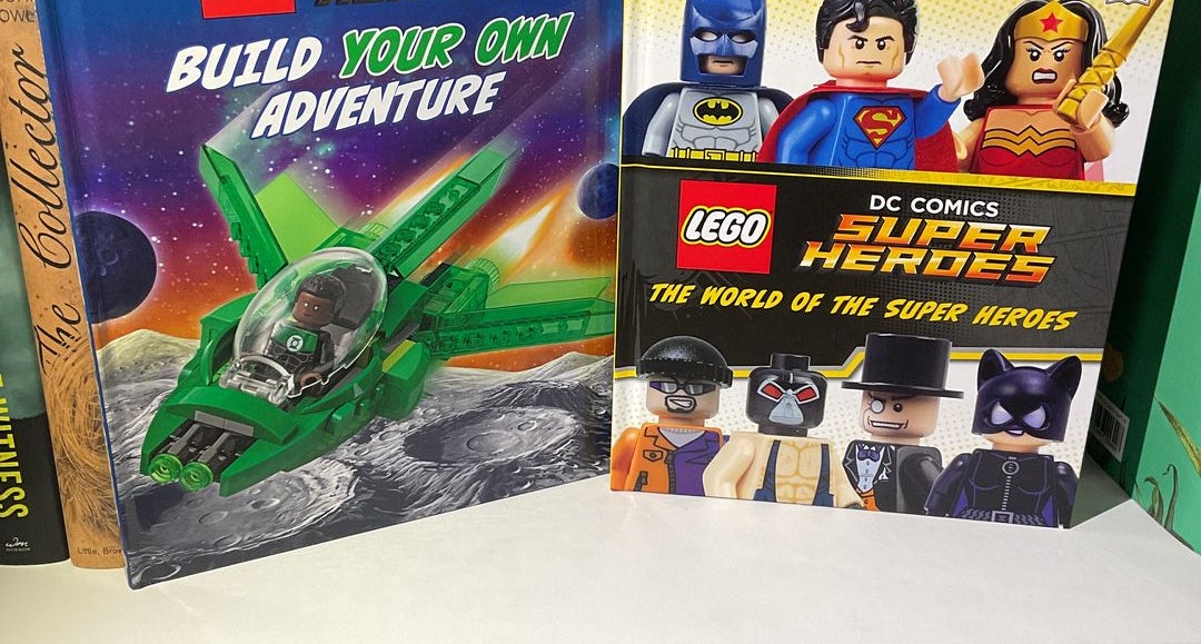 2 Pack Book Bundle Lego DC Comics Superheroes by Daniel Lipkowitz