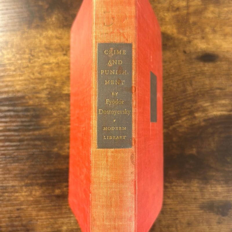 Vintage Crime And Punishment Dostoyevsky 