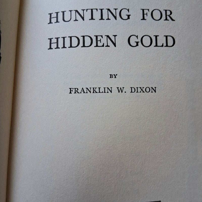 The Hardy Boys Hunting for Hidden Gold