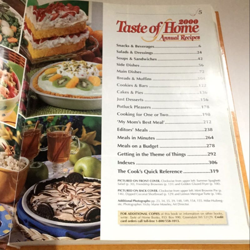 1996 TOH Annual Recipes