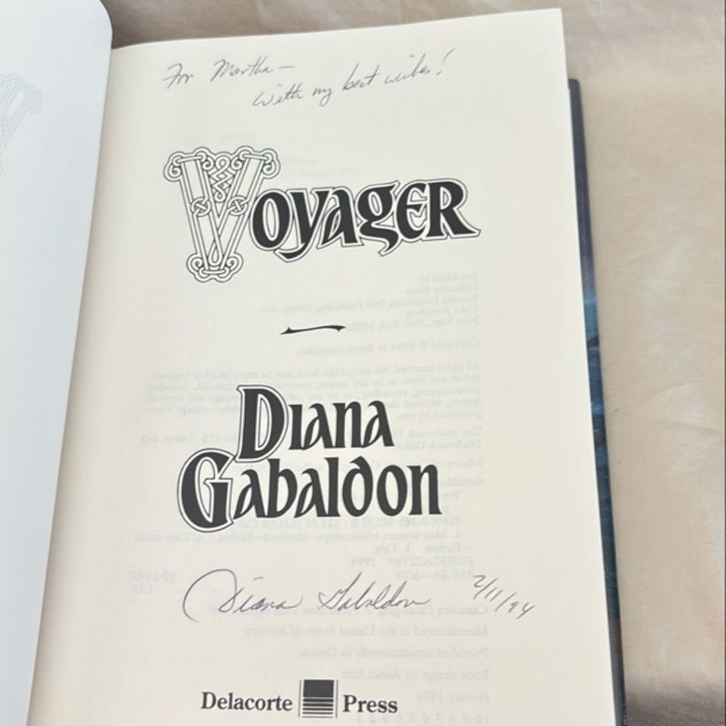 Voyager (1st edition, 1st Print & SIGNED)