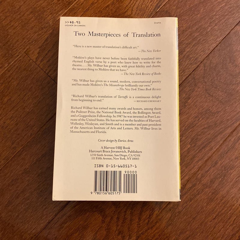 The Misanthrope and Tartuffe, by Molière