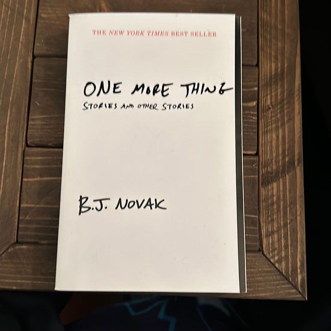 One More Thing by B. J. Novak, Paperback | Pangobooks